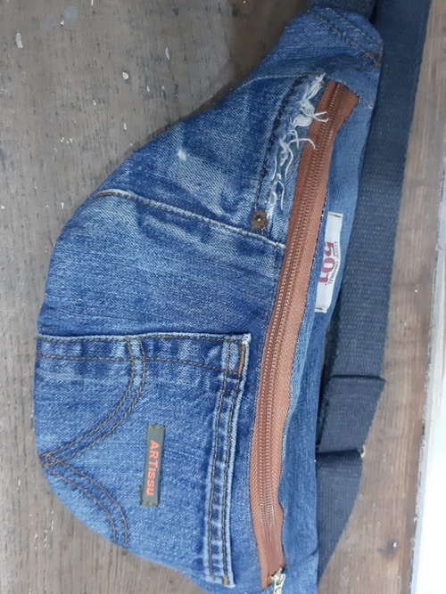 Sac banane jean