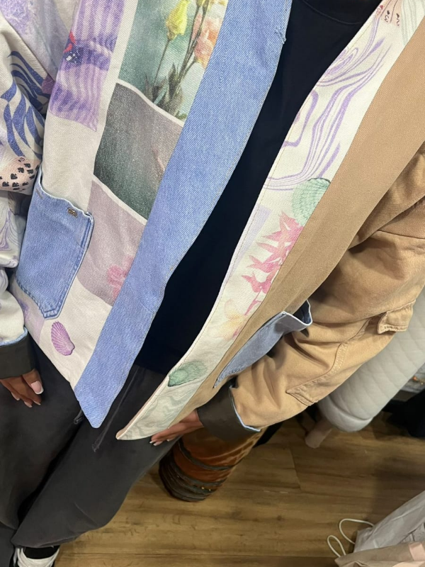 Veste réversible mixte