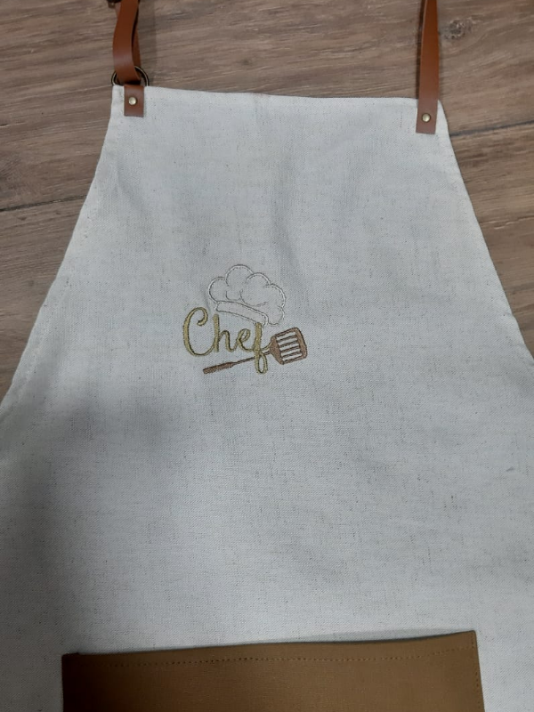Tablier de cuisine brodé